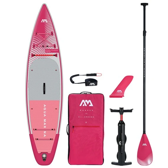 Rowing & Kayak Günstiges Paddel Geschäft -Rowing & Kayak Günstiges Paddel Geschäft aqua marina coral touring 116 sup komplett set ausblasbares stand up paddle board raspberry 6