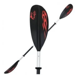 ExtaSea Alu Paddel 4-teilig Asymetrisches Doppelpaddel Alu Paddel 230cm