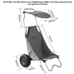 ExtaSea Beach Transportwagen Mit Sonnendach -Rowing & Kayak Günstiges Paddel Geschäft extasea beach transportwagen mit sonnendach 3