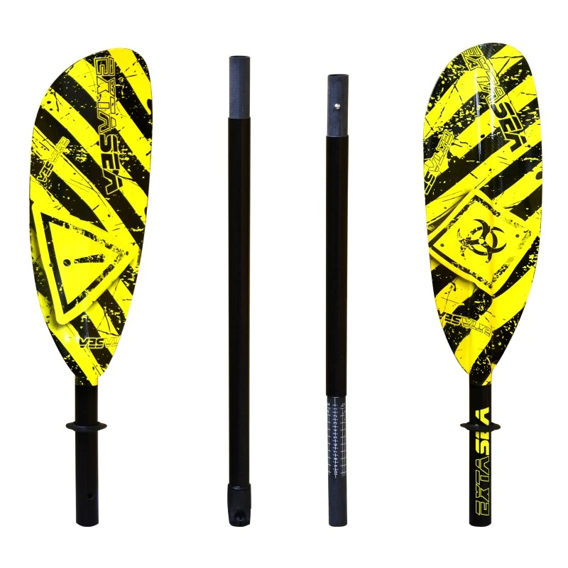 ExtaSea Danger Vario Fiberglas Doppelpaddel Kajak Paddel 4-teilig Inkl. Tasche 4 ExtaSea Danger Vario Fiberglas Doppelpaddel Kajak Paddel 4-teilig Inkl. Tasche – Bild 4