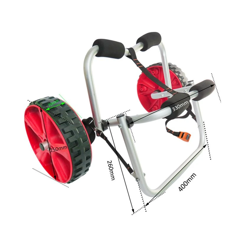 ExtaSea Kajakwagen Mit Breiter Stütze Und Pannensicherer Bereifung 3 ExtaSea Kajakwagen Mit Breiter Stütze Und Pannensicherer Bereifung – Bild 3