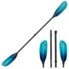 ExtaSea Pro Tour Carbon Vario Doppelpaddel | 220-240cm | 4-teilig | Blue-light Blue