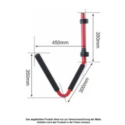 ExtaSea Schwenkbare Kajak Wandhalterung Black -Rowing & Kayak Günstiges Paddel Geschäft extasea schwenkbare kajak wandhalterung black 2