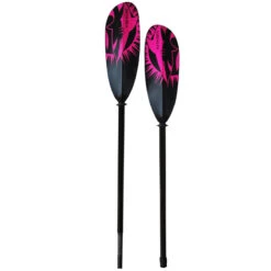 ExtaSea Tour Vario Fiberglas Doppelpaddel | 220-230cm | 2-teilig | Schwarz-pink -Rowing & Kayak Günstiges Paddel Geschäft extasea tour vario fiberglas doppelpaddel 220 230cm 2 teilig schwarz pink 2