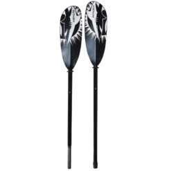 ExtaSea Tour Vario Fiberglas Doppelpaddel | 220-240cm | 2-teilig | Schwarz-weiß -Rowing & Kayak Günstiges Paddel Geschäft extasea tour vario fiberglas doppelpaddel 220 240cm 2 teilig schwarz weiss 2