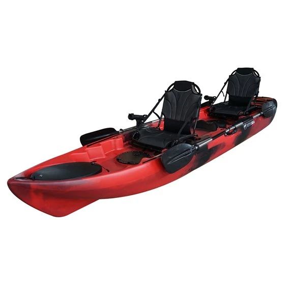 ExtaSea-Yak 385 2/1er Sit On Top Kajak Set + 2 Paddel Und Kajaksitze 2 ExtaSea-Yak 385 2/1er Sit On Top Kajak Set + 2 Paddel Und Kajaksitze – Bild 2