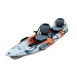 ExtaSea-Yak 390 Pro 2er Sit On Top Kajak Set + 2 Paddel & Kajaksitze -Rowing & Kayak Günstiges Paddel Geschäft extasea yak 390 pro 2 personen sit on top kajak 4