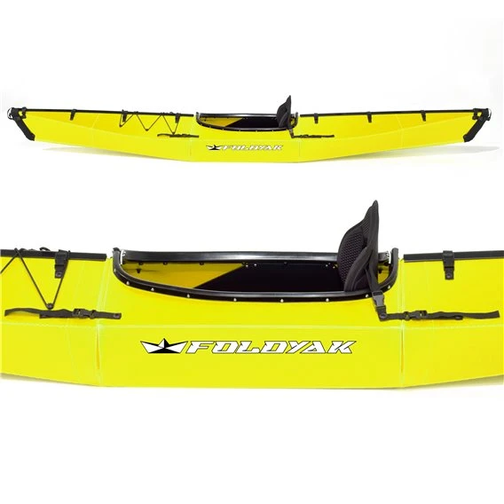 FoldYak One 390 Faltkajak Im Origami Stil Faltboot Yellow 2 FoldYak One 390 Faltkajak Im Origami Stil Faltboot Yellow – Bild 2