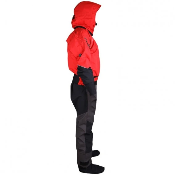 Hiko Odin 402 Hood Paddeljacke Mit Hose Trocken- Paddelanzug Mit Kapuze Red 2 Hiko Odin 402 Hood Paddeljacke Mit Hose Trocken- Paddelanzug Mit Kapuze Red – Bild 2