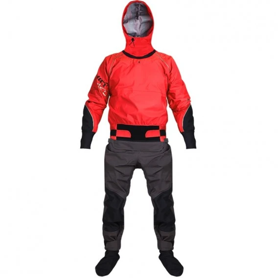 Hiko Odin 402 Hood Paddeljacke Mit Hose Trocken- Paddelanzug Mit Kapuze Red 1 Hiko Odin 402 Hood Paddeljacke Mit Hose Trocken- Paddelanzug Mit Kapuze Red