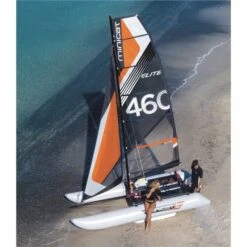 MiniCat 460 Elite Aufblasbarer Katamaran Mit Carbonmast Segelboot -Rowing & Kayak Günstiges Paddel Geschäft minicat 460 elite aufblasbarer katamaran mit carbonmast segelboot 2