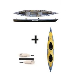 Pakboats Puffin Saranac Jubelpaket Mit Verdeck Und Fiberglas Paddeln -Rowing & Kayak Günstiges Paddel Geschäft pakboats puffin saranac jubelpaket mit verdeck und fiberglas paddeln 2
