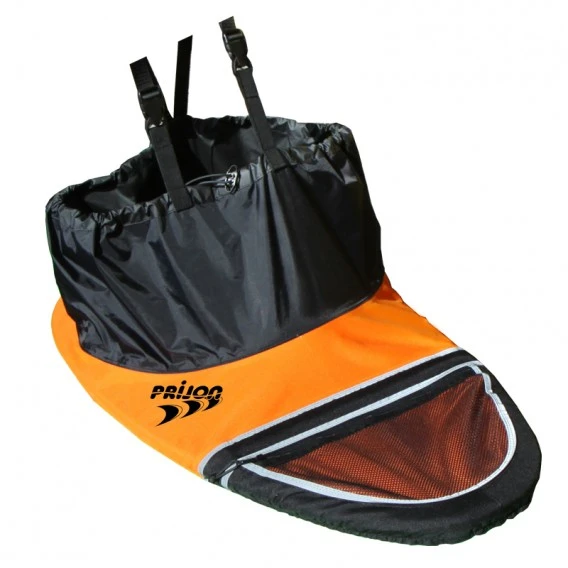 Prijon Nylon Traveller Spritzdecke Spritzschürze Schwarz-orange 1 Prijon Nylon Traveller Spritzdecke Spritzschürze Schwarz-orange